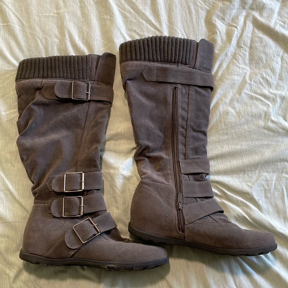 Generation Y Women's Knee High Mid Calf Flats Boots